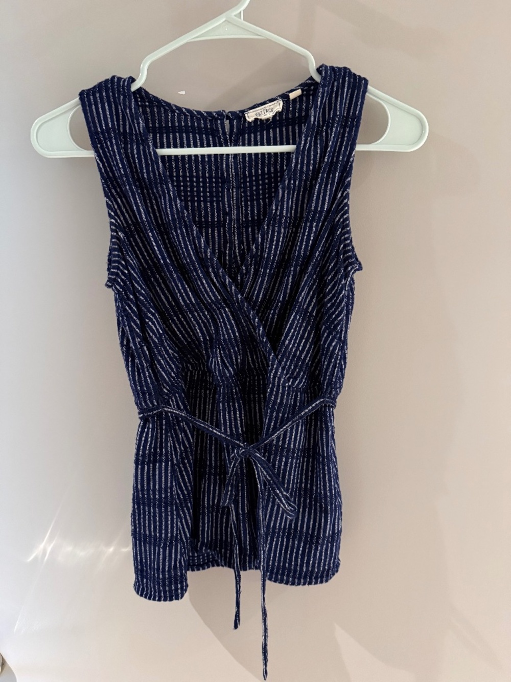 Fat Face Sleeveless Top - Navy Blue - Women’s 4